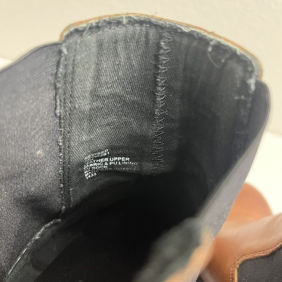 Steve Madden Brown and Black Ankle Boots - Picture 5 of 11